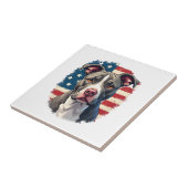 ALL AMERICAN DOG-lovers pit bul (1) タイル (側面)