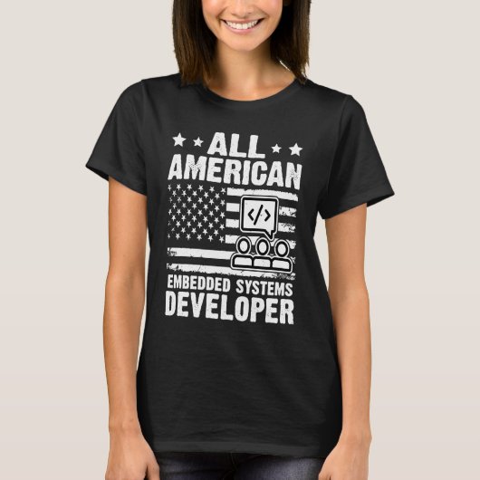 All American Embedded Systems Developer Tシャツ (正面)