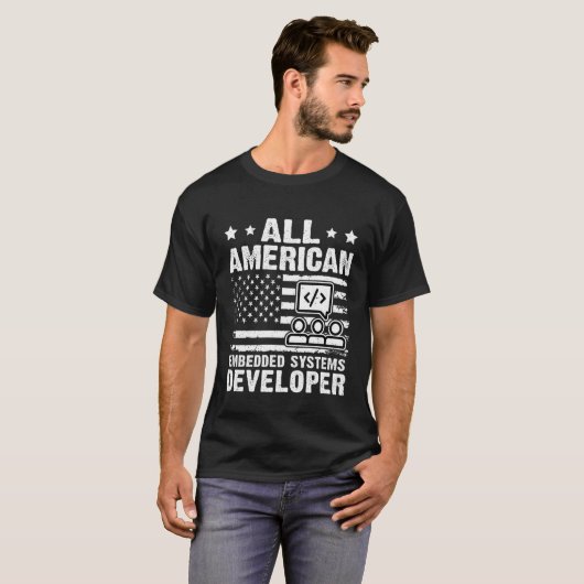 All American Embedded Systems Developer Tシャツ (正面フル)