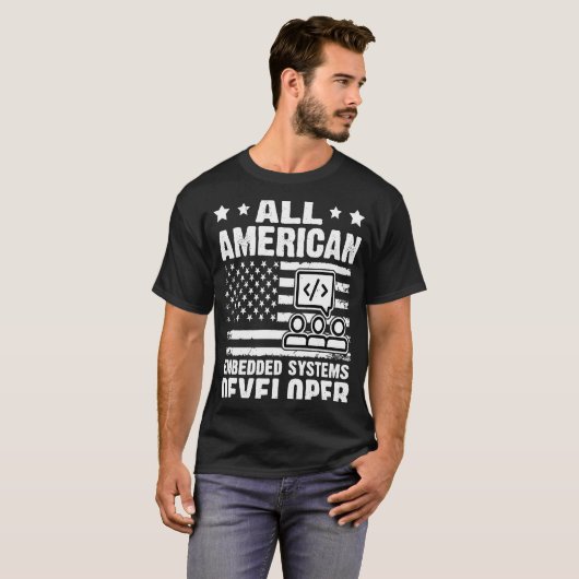 All American Embedded Systems Developer Tシャツ (正面フル)