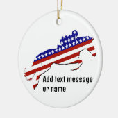 All-American Equestrian Rider セラミックオーナメント (左)