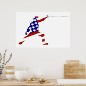 All-American Fencer / Fencing ポスター (キッチン)