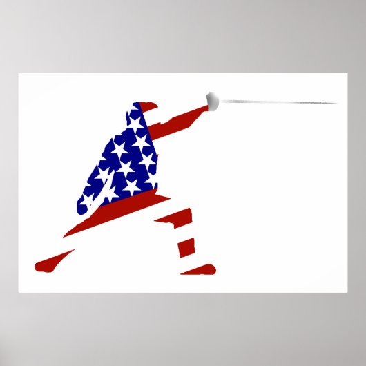 All-American Fencer / Fencing ポスター (正面)