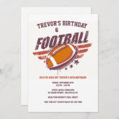 All-American Football Party Invites 招待状 (正面/裏面)