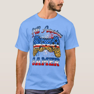 All American Gamer Patriotic Video Game 7月4日 Tシャツ