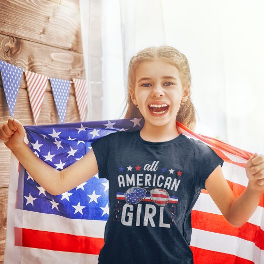 All American Girl 4th July  Tシャツ