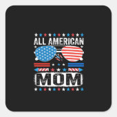 All American Grandma Sticker スクエアシール (正面)