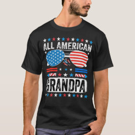 All American Grandpa  Patriotic t shirt Tシャツ