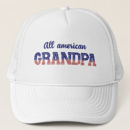 All American Grandpa USA 7月4日お祝い キャップ