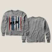 All-American Kids Hockey Gear T-Shirt (デザイン 正面＆背面)