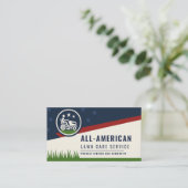 All-American Lawn and Landscaping 名刺 (スタンド正面)