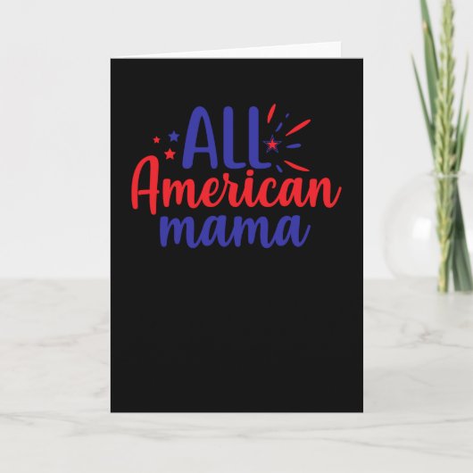 All American Mama カード (正面)