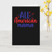 All American Mama カード (黄色い花)