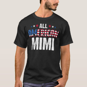 All American Mimi 4 Of 7月ファミリーマッチングアメリカ Tシャツ