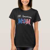 All American Mom 4th July Mom Tシャツ (正面)