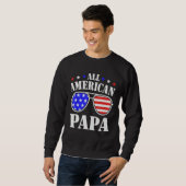 All American Papa 4th of July 2023 All American Br スウェットシャツ (正面フル)