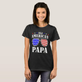 All American Papa 4th of July 2023 All American Br Tシャツ (正面フル)