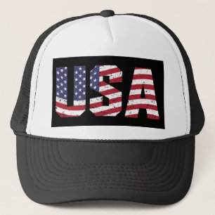 "All American" Patriotic USAロゴ キャップ