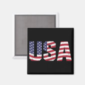 "All American" Patriotic USAロゴ マグネット (正面/裏面)