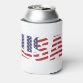 "All American" Patriotic USAロゴ 缶クーラー (缶裏面)