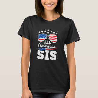 All American Sis 4th Of July Matching Family Tシャツ