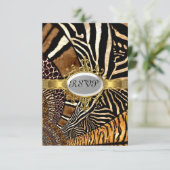 All Animal Skin look Birthday Party RSVP (スタンド正面)