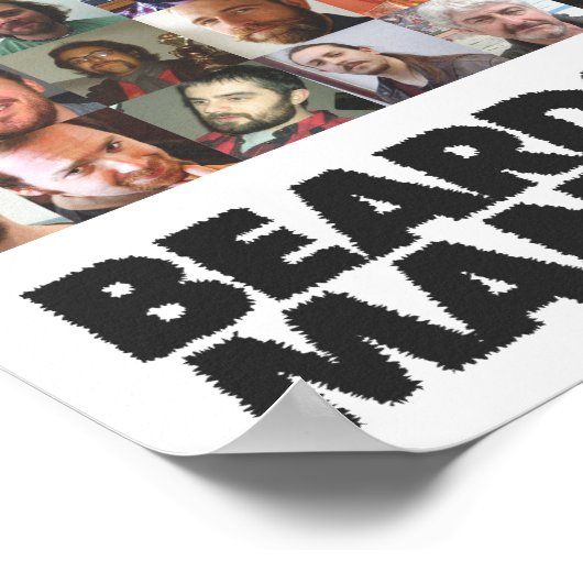 All Beards Poster - A2形式 ポスター (角)