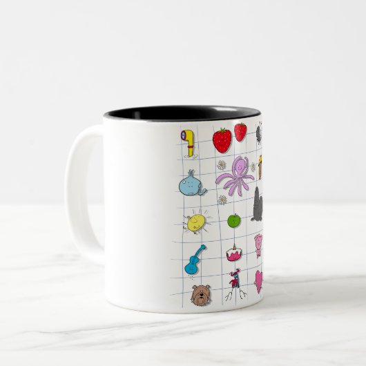 All Beatles ツートーンマグカップ (正面左)