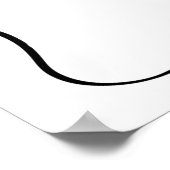 All Because Two People Swiped Right Wedding Sign ポスター (角)