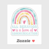 All Behavior Is A Form Of Communication シール (シート)