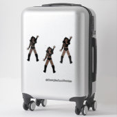 All Black Dancer #1 シール (スーツケース)