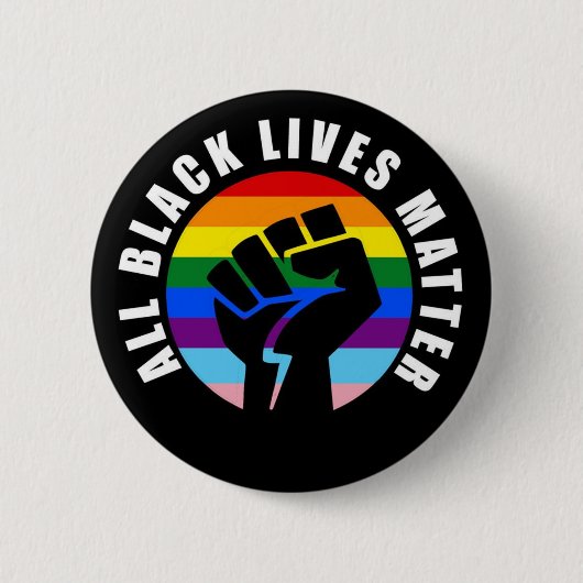 All Black Lives Matters Button 缶バッジ (正面)