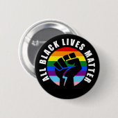 All Black Lives Matters Button 缶バッジ (正面&裏面)