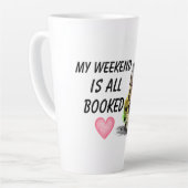 All Booked  カフェラテマグ (左アングル)