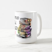 All Booked  コーヒーマグカップ (正面右)