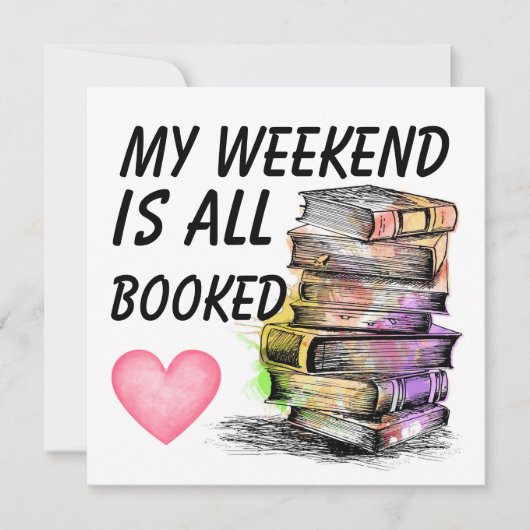 All Booked  ノートカード (正面)