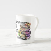 All Booked  ボーンチャイナマグカップ (正面右)