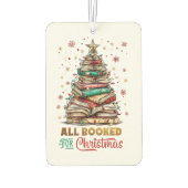 All Booked for Christmas  カーエアーフレッシュナー (裏面)