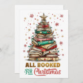 All Booked for Christmas  シーズンカード (正面/裏面)