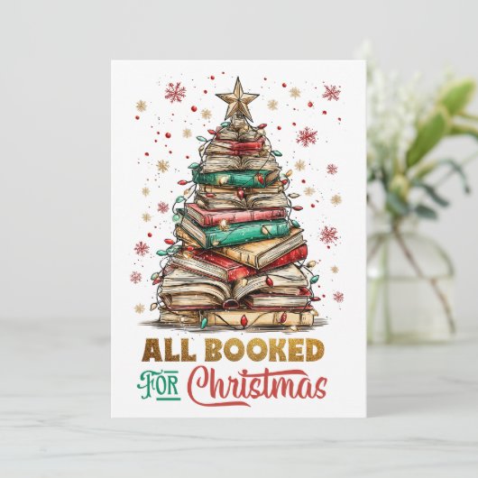 All Booked for Christmas  シーズンカード (スタンド正面)