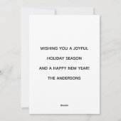 All Booked for Christmas  シーズンカード (裏面)