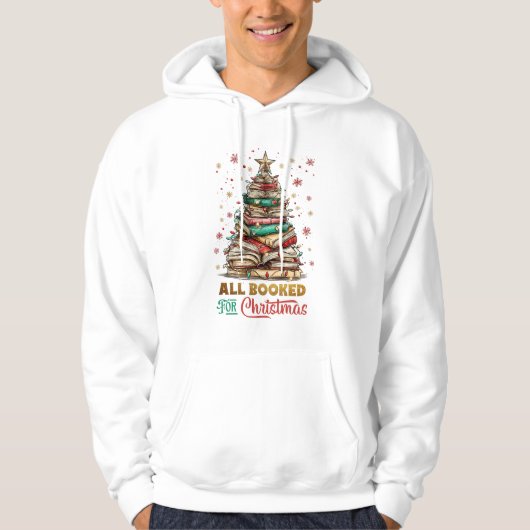 All Booked for Christmas パーカ (正面)