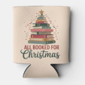 All Booked for Christmas Book Tree Xmas Teacher  缶クーラー (正面)