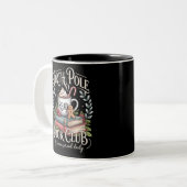 All Booked for Christmas Coquette Xmas Book Club  ツートーンマグカップ (正面左)