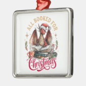 All Booked for Christmas Dragon メタルオーナメント (左)