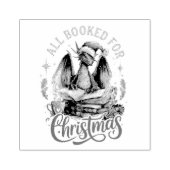 All Booked for Christmas Dragon  ラバースタンプ (インプリント)