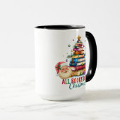All Booked for Christmas Mug | Book Lover Gift | マグカップ (正面右)