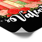 All Booked For Valentine Book Lovers Teacher Girl  ポスター (角)