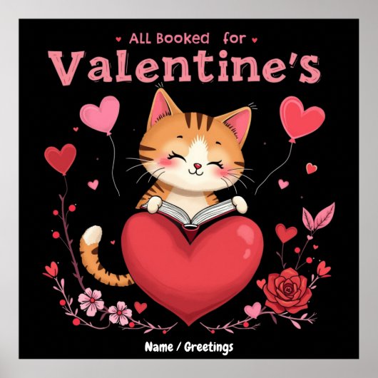  All Booked for Valentines A Perfect Valentine’s  ポスター (正面)