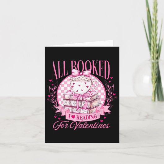 All Booked I's 読 For Valentines Day Librarian カード (正面)